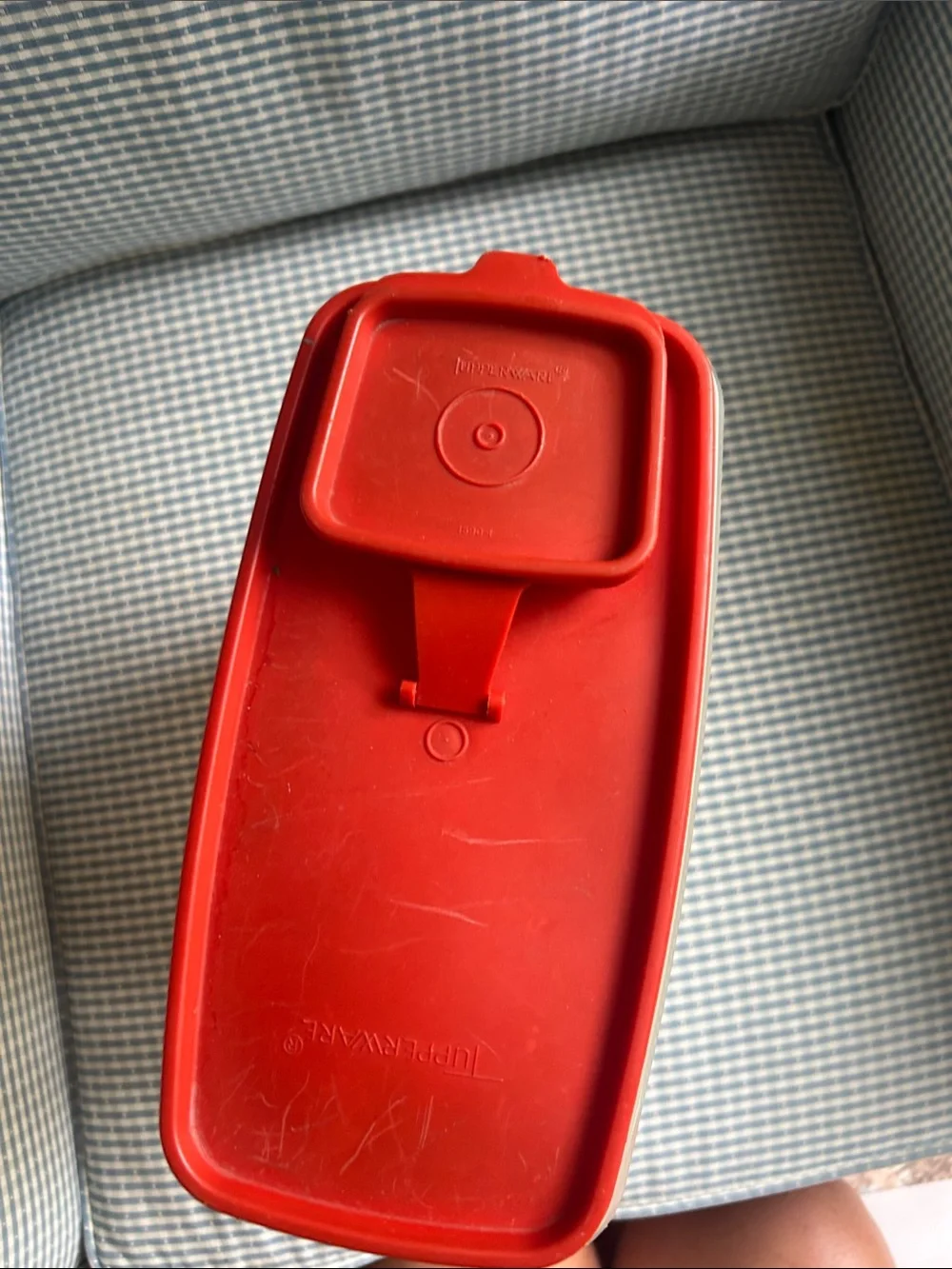 Vintage Tupperware, cereal keeper